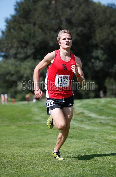2014StanfordSeededBoys-467.JPG - Seeded boys race at the Stanford Invitational, September 27, Stanford Golf Course, Stanford, California.